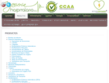 Tablet Screenshot of inghospitalaria.com